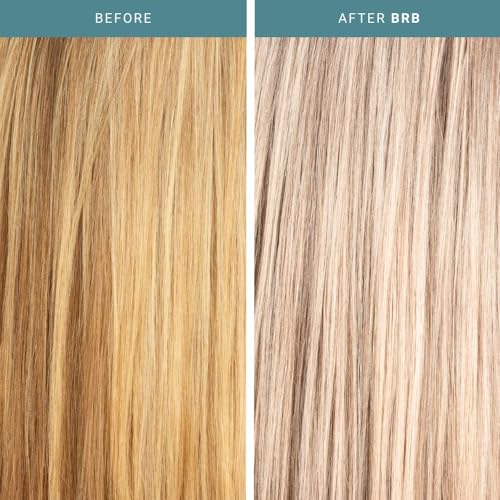 The Beachwaver Co. BRB Blonde Purple Conditioner - Full Size (12 Oz) | Anti-Brass Toning Conditioner w/HiX Vegan Bond Multipliers | Moisturizing, Sulfate-Free Formula for Blonde & Grey Hair