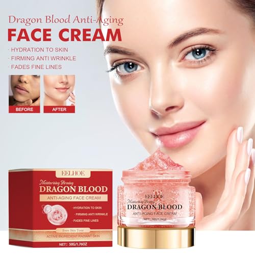 AMALIA Dragon Blood Anti-Aging Face Cream, Moisturizing Firming, 1.76oz