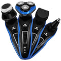 4-in-1 Electric Shaver for Men, All-in-One Men's Grooming Kit, Rechargeable Waterproof Men Electric Shaver, Wet & Dry Shaving with Cordless Beard, Nose Hair Trimmer