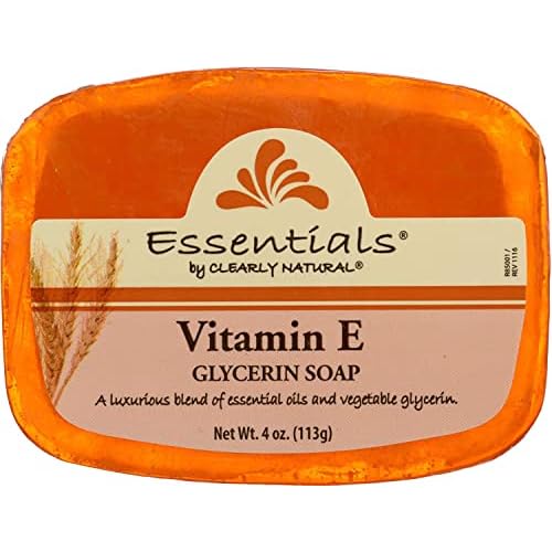 Clearly Natural Glycerine Bar Soap Vitamin E - 4 oz, 12 pack