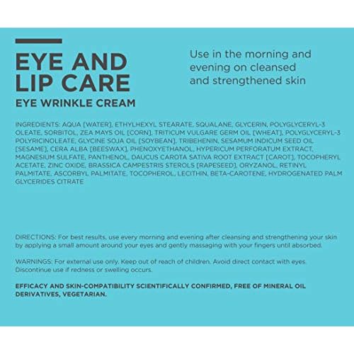 ANNEMARIE B?RLIND ? Eye Wrinkle Cream ? Natural Vitamin C + E Anti Aging Eye Cream for Smoothed, Brighter, and Plump Skin With New Elasticity ? 0.67 Oz