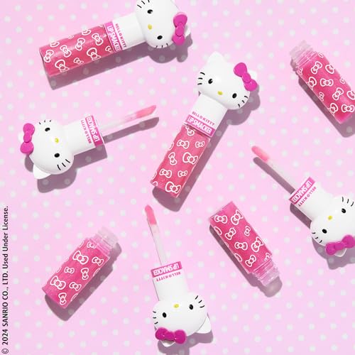 Lip Smacker Lippy Pals Swirls, Sanrio Hello Kitty, Flavored Moisturizing & Smoothing Soft Shine Lip Balm, Hydrating & Protecting Fun Tasty Glossy Finish, Cruelty-Free & Vegan - Kiwi (Pack of 2)