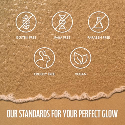 Tan Inc Sea It To Believe It Tanning Lotion, 300X Sapphire Hue Anti-Orange Shimmer with Vitamin C, Sea Minerals & Carrot Oil, 13.5 Fl Oz