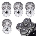4pcs Shaver Replacement Blades for Skull Shaver Pitbull Boron PRO,Triple-ring Shaver Replacement Heads Compatible with Skull Shaver Pitbull Gold/Silver/Platinum/Diamond Pro Shaver and Palm Shaver