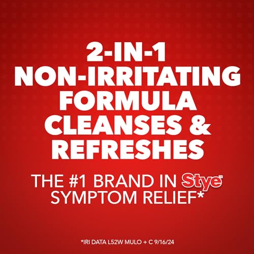 Stye Cleansing Eyelid Wipes ? Individually Wrapped Face Wipes Gently Remove Oil, Dirt & Other Contaminants, 12 Count