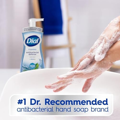 Dial Antibacterial Foaming Hand Wash Spring Water Scent, 30 Ounce Pack of 4 and 52 Ounce Hand Soap Refills