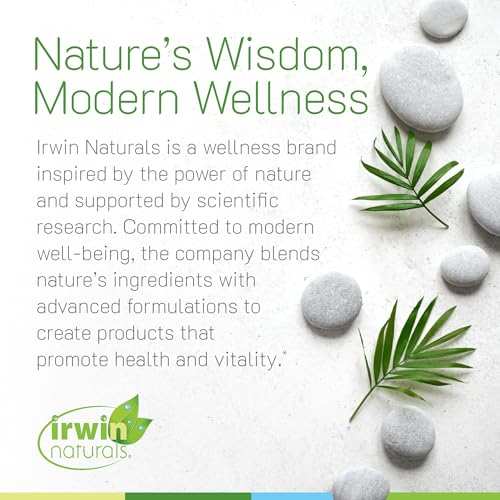 Irwin Naturals Longer, Stronger Hair and Nails - 120 Liquid Softgels, 2 Pack - Promotes Vibrant Shine Texture & Strength - 120 Total Servings