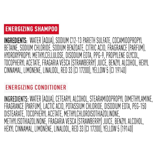 Suave Shampoo & Conditioner Set, Sun-Ripened Strawberry ? Everyday Energizing Formulas with Fruit Extract & Vitamin E, 22.5 Oz Ea (2 Piece Set)
