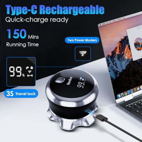 Head Shaver for Men Bald Head, 7D Rotary Head Shavers for Bald Men, Electric Bald Shaver with LED Display, Waterproof USB-C Fast Charging