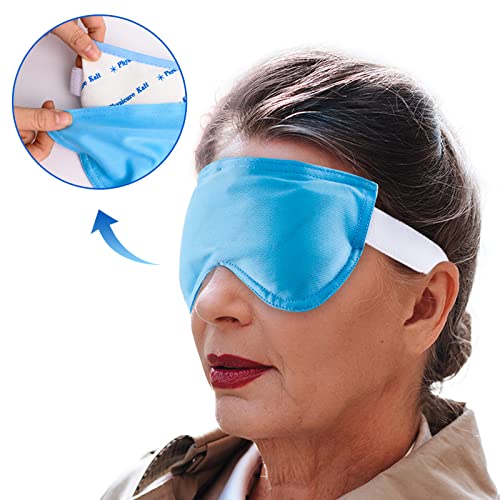 Heated Eye Mask | Moist Heat Eye Compress Relief for Dry Eyes, Imitated, Pink Eyes | Microwave Activated Dry Eye Therapy Mask