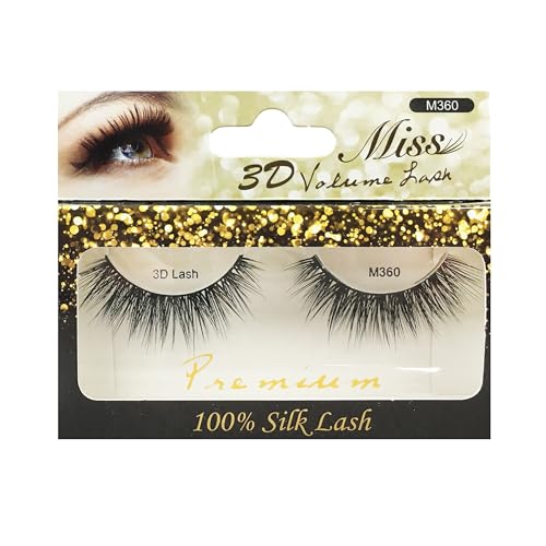 Gold Star False Eyelashes, 18mm Strip Lashes with Holographic Accents, Dramatic Fluffy Design (Gold Stars)