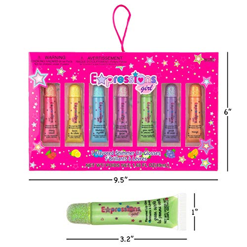 Expressions Flavored Shimmer Lip Gloss Set