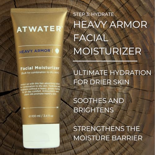 ATWATER Arctic Horizon Gift Set ? Men¡¯s 3-Piece Skincare Kit with Face Scrub, Eye Cream & Moisturizer, Clean Skincare Set for Daily Hydration