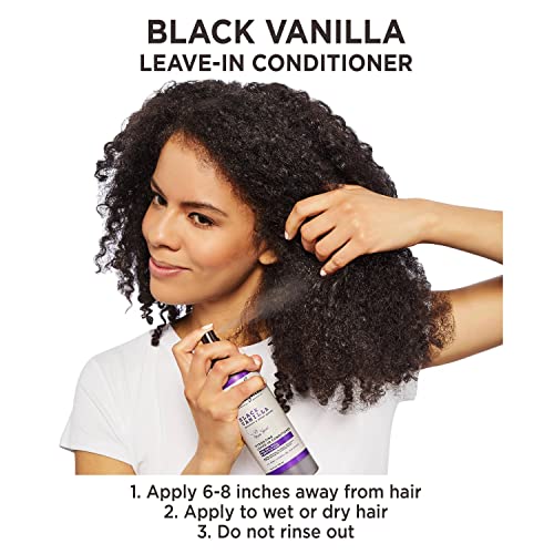 Carol's Daughter Black Vanilla Moisture Sulfate Free Shampoo, Moisture & Hold Jelly Hair Gel, Hair Style Kit, 2 Products