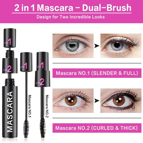 Brand Full Makeup Kit - 12 Eyeshadows, 8 Blushes, 3 Lipsticks, Mascara, Eyeliner, Brow Pencil, Foundation, Sponge, Makeup Bag & Brushes