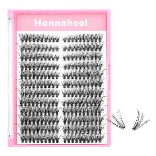 12Rows 30D Volume Cluster Lashes Extensions Mixed 14-16-18mm Easy Grafting Soft Lightweight Individual False Lashes 3D DIY Eye Lashes Black/Brown Color to Choose (Black, Mixed 14-16-18mm)