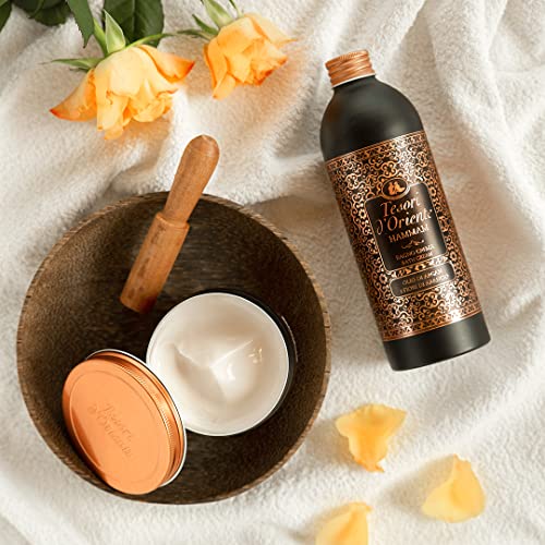 Tesori d'Oriente Body Cream for Women, Moisturizing Body Creme Womens, Essential Ingredients for Body & Skin Care with Argan Oil & Orange Blossom Fragrance-10.1 fl oz [Made in Italy]-(Hammam)