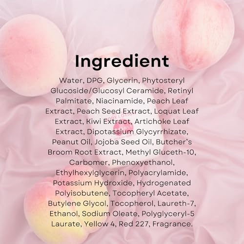 Pelican Soap Full Body Lotion for Women with Peach Extract, Niacinamide & Jojoba Seed Oil, Firm Body Lotion for Smooth & Supple-Feeling Skin, Lightweight Moisturizer for Dry Skin, 6.77 oz from Japan
