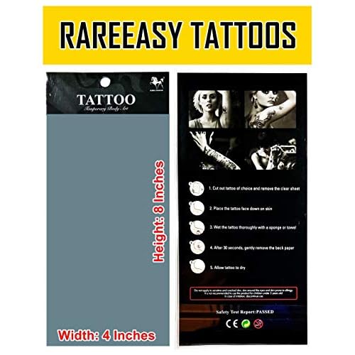 Tattoos 2 Sheets Beautiful Love Heart Red Valentine Romantic Temporary Tattoo Body Fake Sticker Hand Arm Neck Wrist Art Sticker Party Fashion Fantasy Tattoos for Men Women