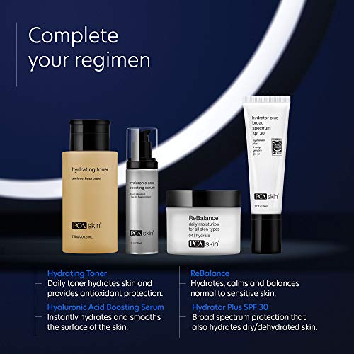 PCA SKIN Hydrating Toner Bundle - Purifying Non Comedogenic Full-Size Facial Toner & Travel-Size Face Spray with Moisturizing Formula for Sensitive Skin