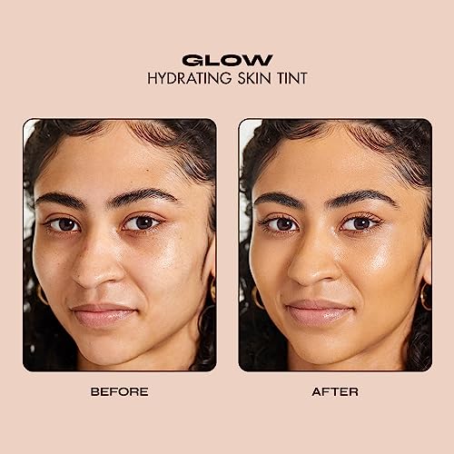 Milani Glow Hydrating Skin Tint - Medium to Dark, Dewy Finish, Light Coverage, Cruelty Free