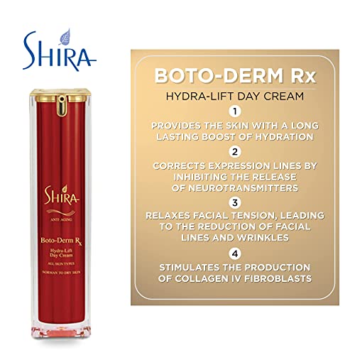 Shira Boto-Derm Rx Day Cream, 1.35 fl oz, Anti-Aging and Anti-Wrinkle Cream for Women, Skin Tightening Cream, Anti-Aging Skin Care and Wrinkle Treatment