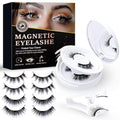 Magnetic Eyelashes, Effectively Natural Look False Lashes without Eyeliner, Light Weight & Waterproof Magnetic Eyelashes No Glue-Black
