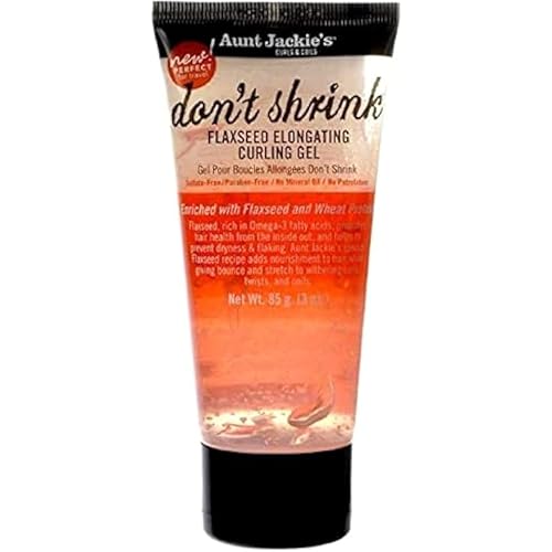 Aunt Jackie's Don't Shrink Flaxseed Elongating Curling Gel 3 Oz