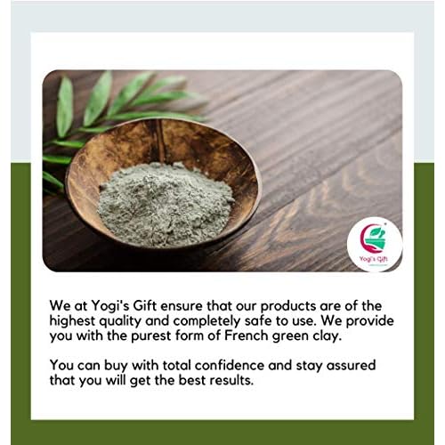 YOGI¡¯S GIFT ? Celebrating health Multi Pack | French Green Clay Powder + Moroccan Red Clay Powder for face bundle