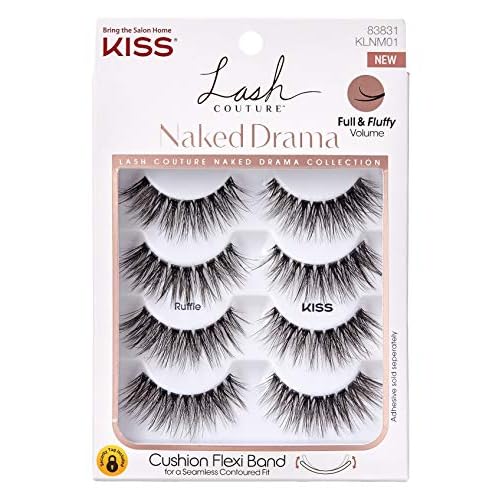 Kiss Lash Couture Naked Drama Collection Ruffle (Pack of 2)
