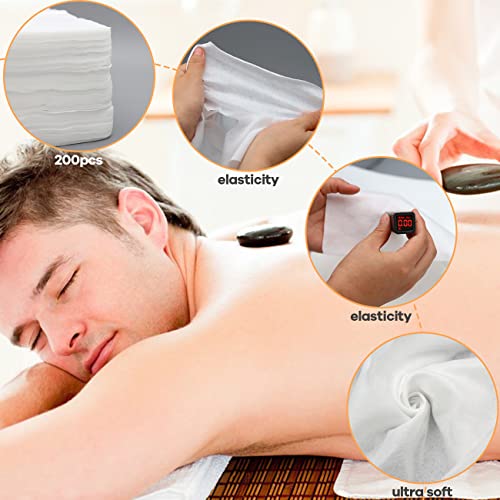 Disposable Face Cradle Covers?Medical-Grade, SPA Face Rest Covers Headrest Covers for Massage Tables Massage Chairs 16x 12inches/ 40 x 30 cm (200pc Large face Cover)