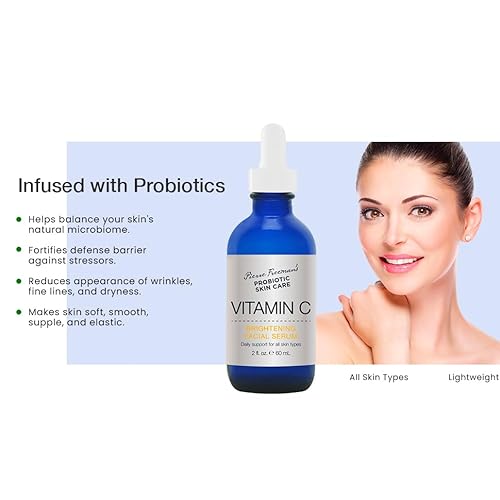 Pierre Freeman's Probiotic Skin Care Vitamin C Brightening Facial Serum (2 Oz)