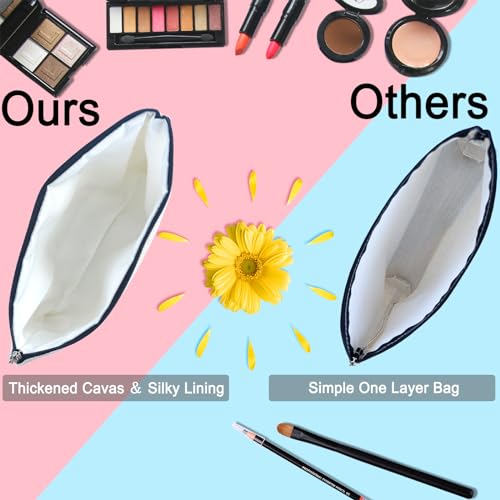 Breast Cancer Survivor Gifts for Women Makeup Bag, Breast Cancer Awareness Accessories, Cancer Care Gifts for Woman Decorations, Cancer Patients Must Have Cosmetic Travel Pouch