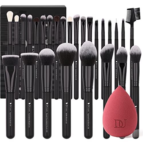 DUcare Professional Makeup Brushes +Makeup Blender Sponge