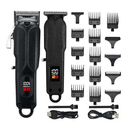 Electric Hair Clippers Cordless Hair Trimmer Men's Haircut Kit with 13 Guide Combs Hair Trimming Styling & Grooming Kit for Salon Barbers Home Use
