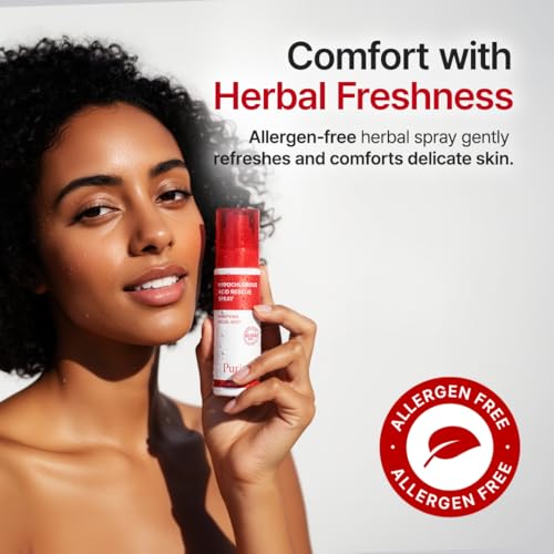 PURITO Hypochlorous Acid Facial Spray | Witch Hazel 5% + Forest Breeze | HOCl Facial Mist for Sensitive, Redness-Prone Skin | Refreshing Toner Mist | Korean Skincare, 100mL / 3.38 fl.oz