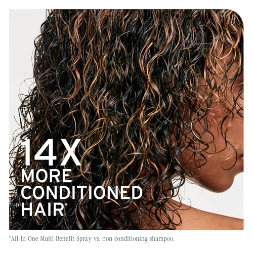 Biolage All-In-One Multi-Benefit Spray - Leave-In Treatment, Heat Protectant, Shine, Frizz Control, For All Hair Types, Coconut Oil, Vegan & Paraben-Free