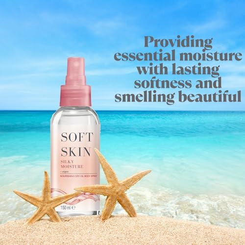 Soft Skin Silky Moisture Argan Nourishing Dry Oil Spray -150 ml So Soft Oil