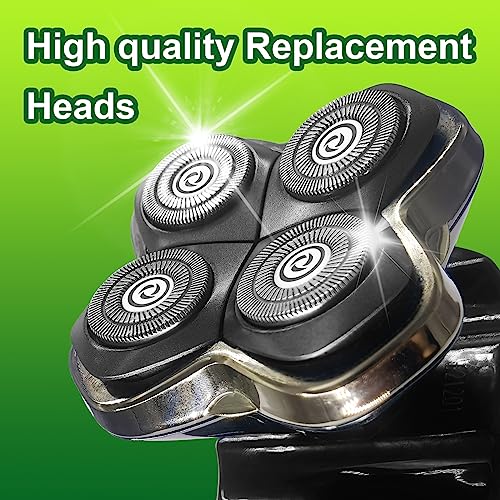 12 Pack Shaver Head Replacement Blade compatible with Sku*l Shaver Pitbull Gold PRO Shaver Replacement Blade 4 Head