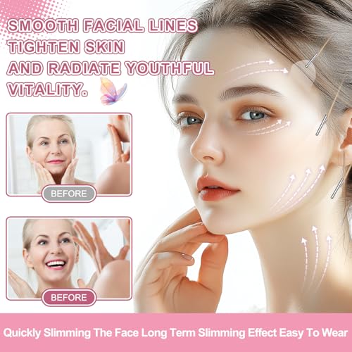 180PCS Face Lift tape Invisible, Face Lift Tape with 8 bands, Neck Tape Lifting Invisible£¬V-Shaped Instant Face Tapes for Lifting Sagging Skin Eyes Double Chin Wrinkles Waterproof