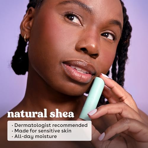 eos Natural Shea Lip Balm- Birthday Cake, All-Day Moisture Lip Care Products, 0.39 oz