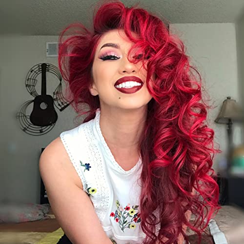 MANIC PANIC Classic Vampire Red Semi Permanent Hair Color - Deep Blood Red Hair Dye for Women & Men That Lasts 4-6 Weeks - Vegan, Ammonia & Cruelty-Free - Create & Mix Custom Shades (4oz / 3pk)