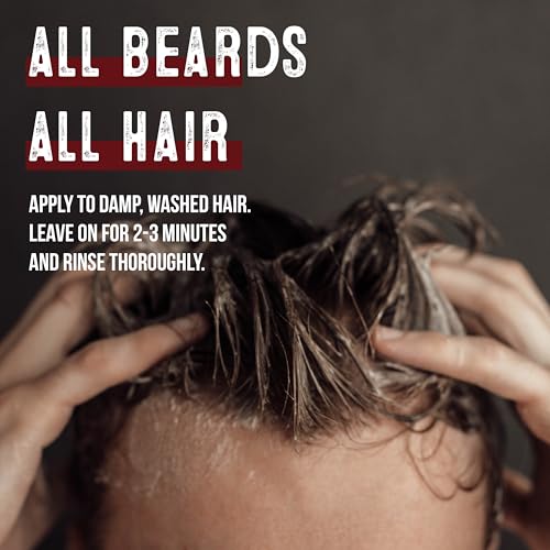 GIBS BioFuel Hair Conditioner For Men - Beard & Hair Conditioner Moisturizing, Liter, 33.8 Fl Oz (Pack of 1)