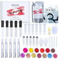 MOCIKE DIY Lip Gloss Making kit for Girl Gifts - 74 PCS DIY Lip Gloss kit Make Your Own Lip Gloss