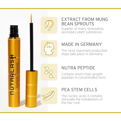 Eyelash Serum - Longer Eyelashes in 6-8 Weeks, Darkens Lashes, Thicker & Stronger, 3ml