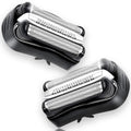 2-Pack Replacement Head for Braun Series 3 S3 3040s - Wet & Dry Shaver Foil & Cutter Blades, Compatible with Braun S3 Razors.