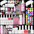 SAVILAND Acrylic Nail Kit with U V Light ? Acrylic Nails Set Christmas Gift Set for Beginners with Nails Brush Practice Finger Portable Nail Drill for for Home DIY