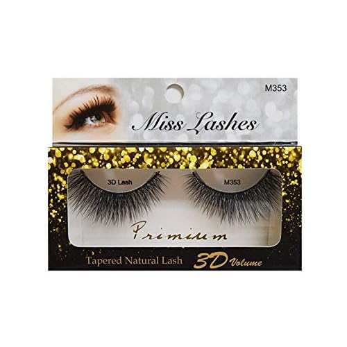 "4 Pairs" Miss Lash 100% Handmade Tapered 3D Volume lash M353