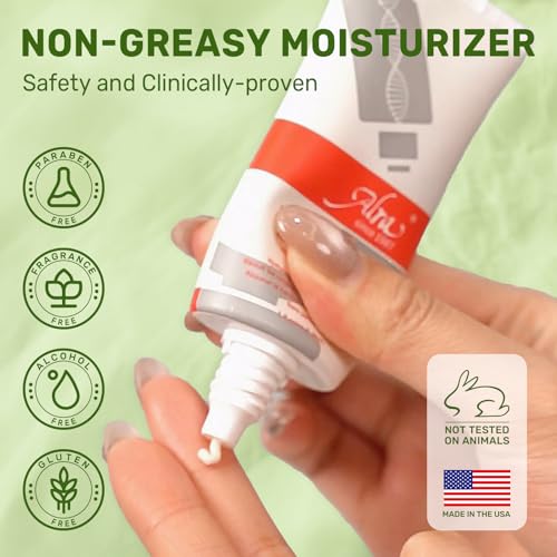 Alra Lotion for Extremely Dry Skin, Face, Hands & Body Cream Moisturizer with Aloe Vera Gel + Lanolin Oil + VE, Itch Relief, After Sun Lotion with Hydrate, Soothe, Cool Benefits, Fragrance free, 4 oz