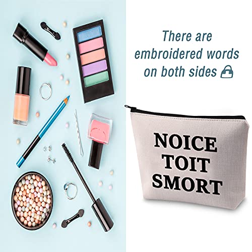 LEVLO Funny Brooklyn Nine Lovers Gifts Noice Toit Smort Makeup Bags Jake Brooklyn Gifts (Noice Toit Smort)